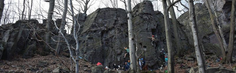 Rozlomity (805 m n.m.) + skalolezenie