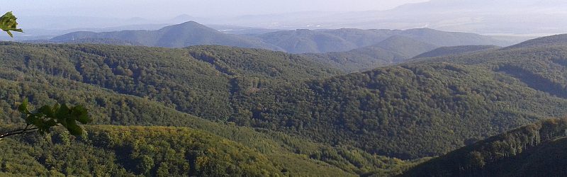 Biela skala (806 m) a Arturova skala (796 m)