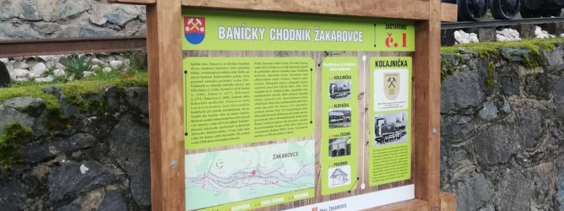 Banícky náučný chodník Žakarovce Banícky náučný chodník Žakarovce