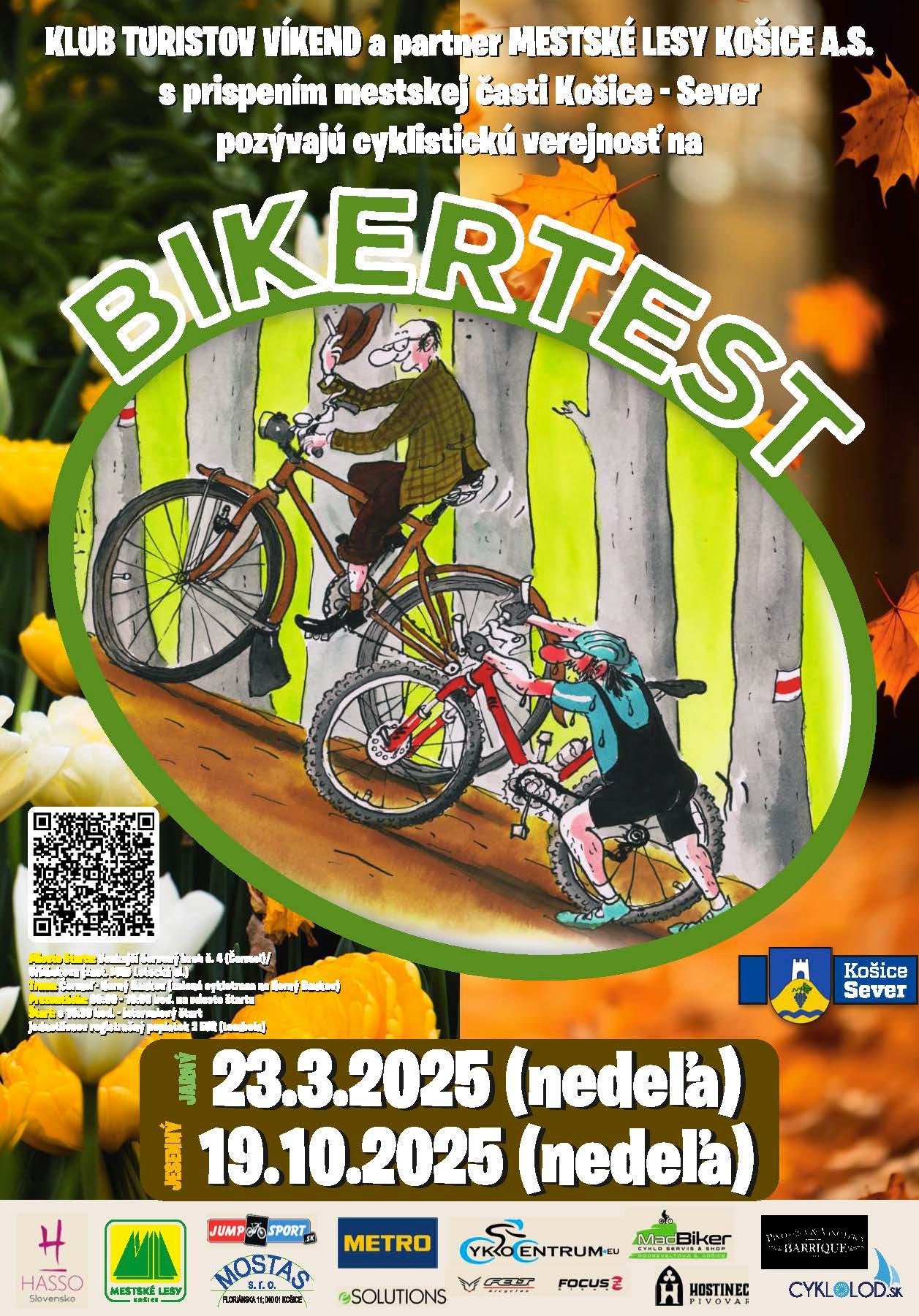 Pozvánka na cyklistické preteky pre verejnosť – Prvý jarný bikertest 2025 🚴‍♂️🌼