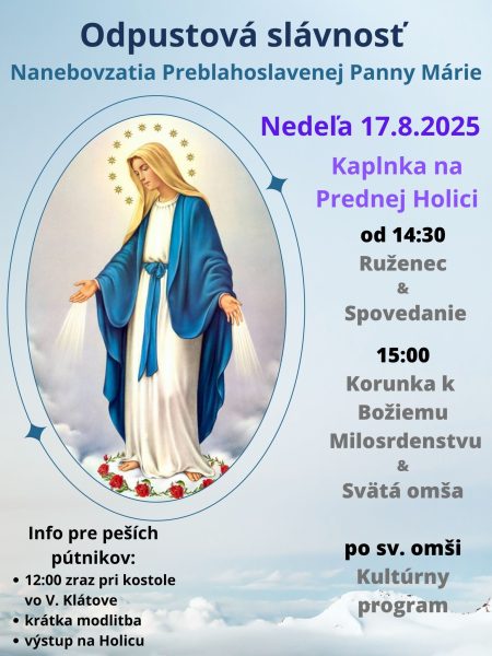 Odpust Predná Holica 2025