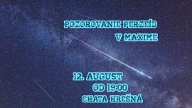 Perzeidy 2025 na Chate Hrešná