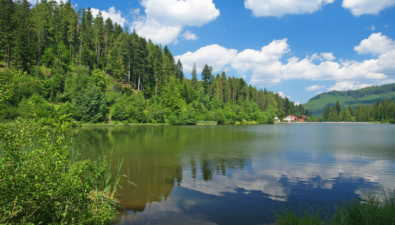 Úhornianske jazero – Jazero Úhorná – Smolnícky Tajch