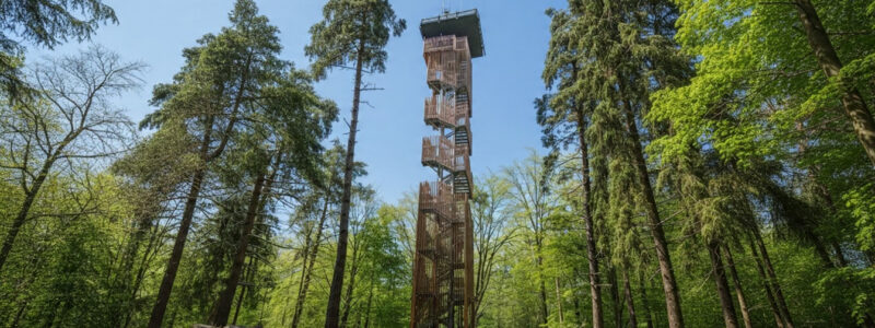 Rozhľadňa Green Point nad obcou Kluknava