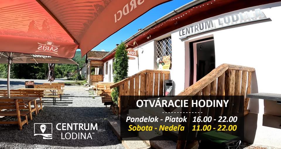 Športový a rekreačný areál Centrum Lodina – otváracie hodiny