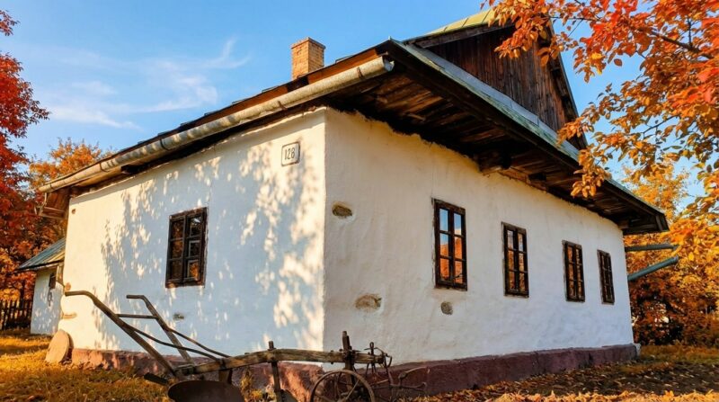Banícke ľudové domy spišského typu v obci Smoľník