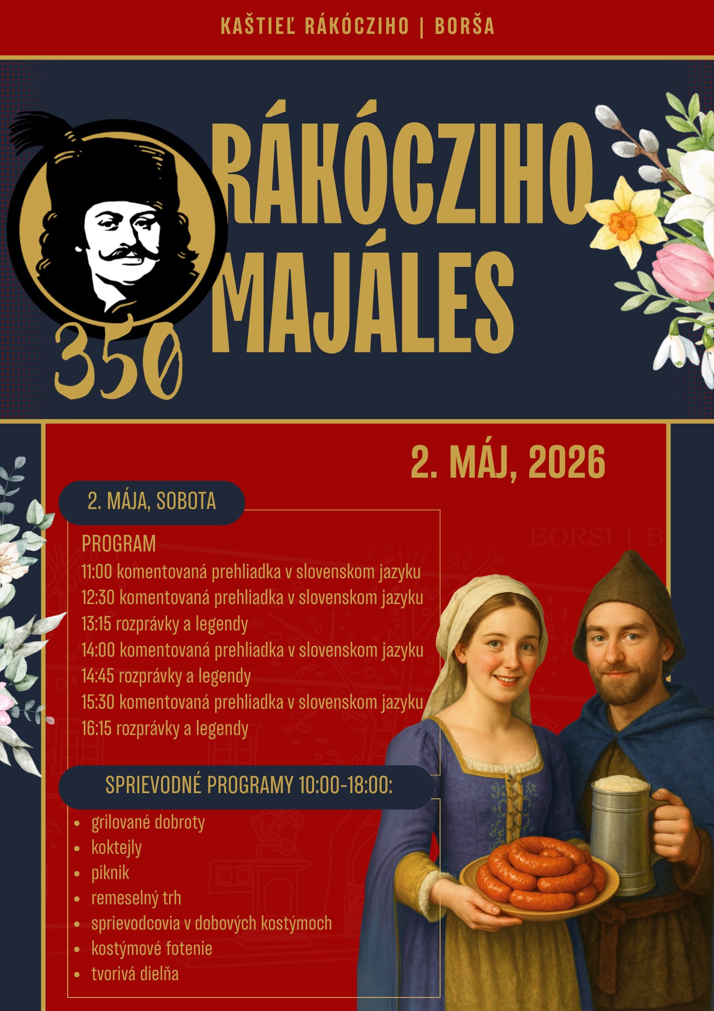 Kaštieľ Rákóczi: Rákócziho majáles v Borši