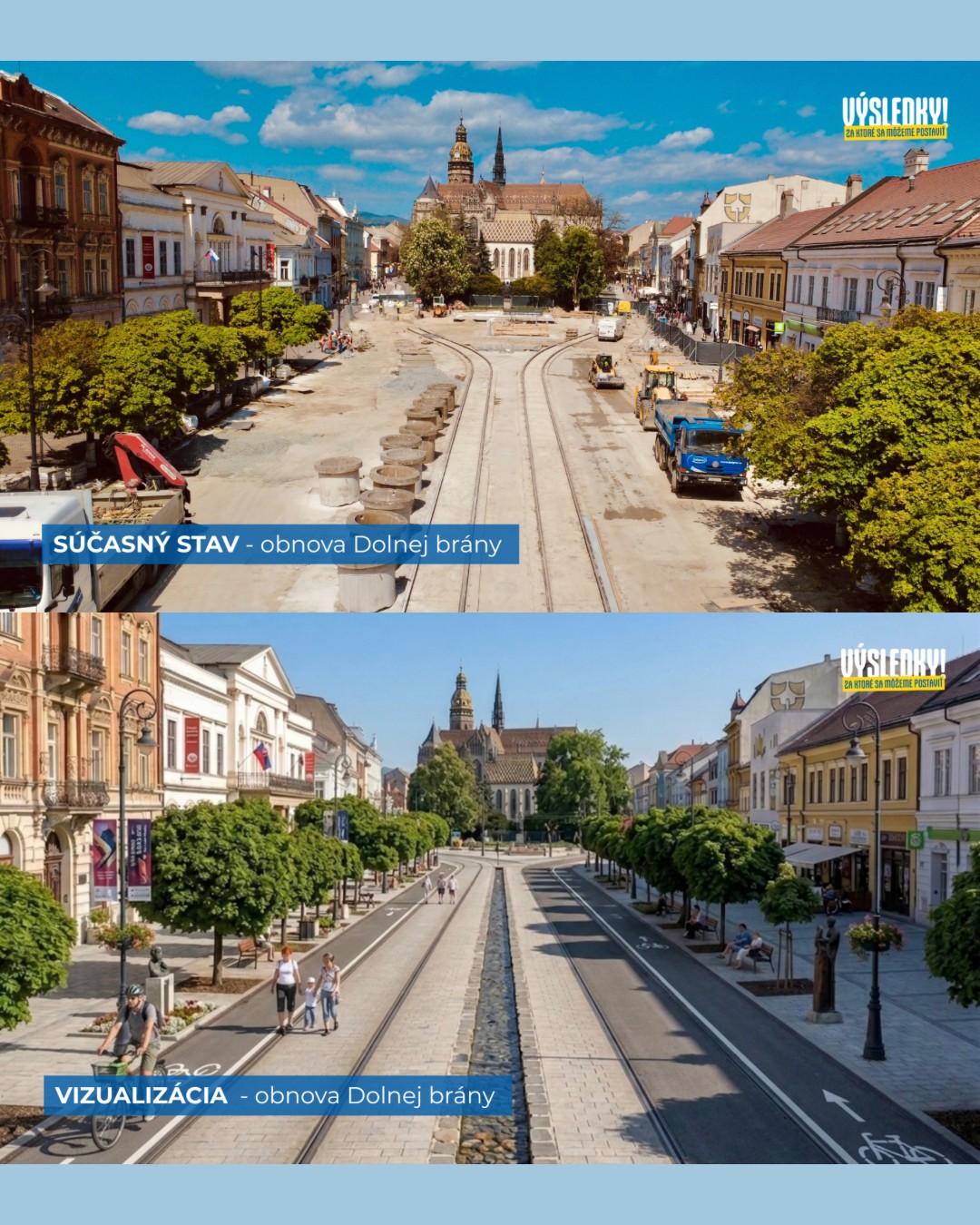 Dolná brána v novom šate a návrat električiek na Hlavnú ulicu