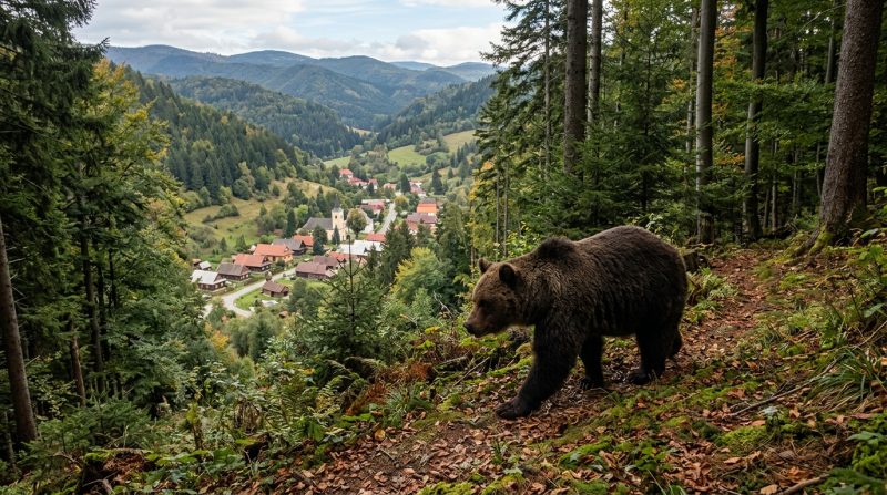 Mestské lesy Košice - medveď