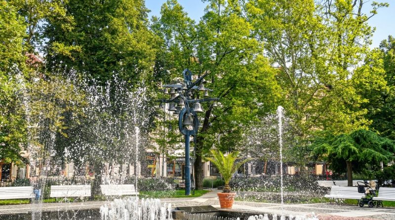 Spievajúca fontána a zvonkohra v Košiciach