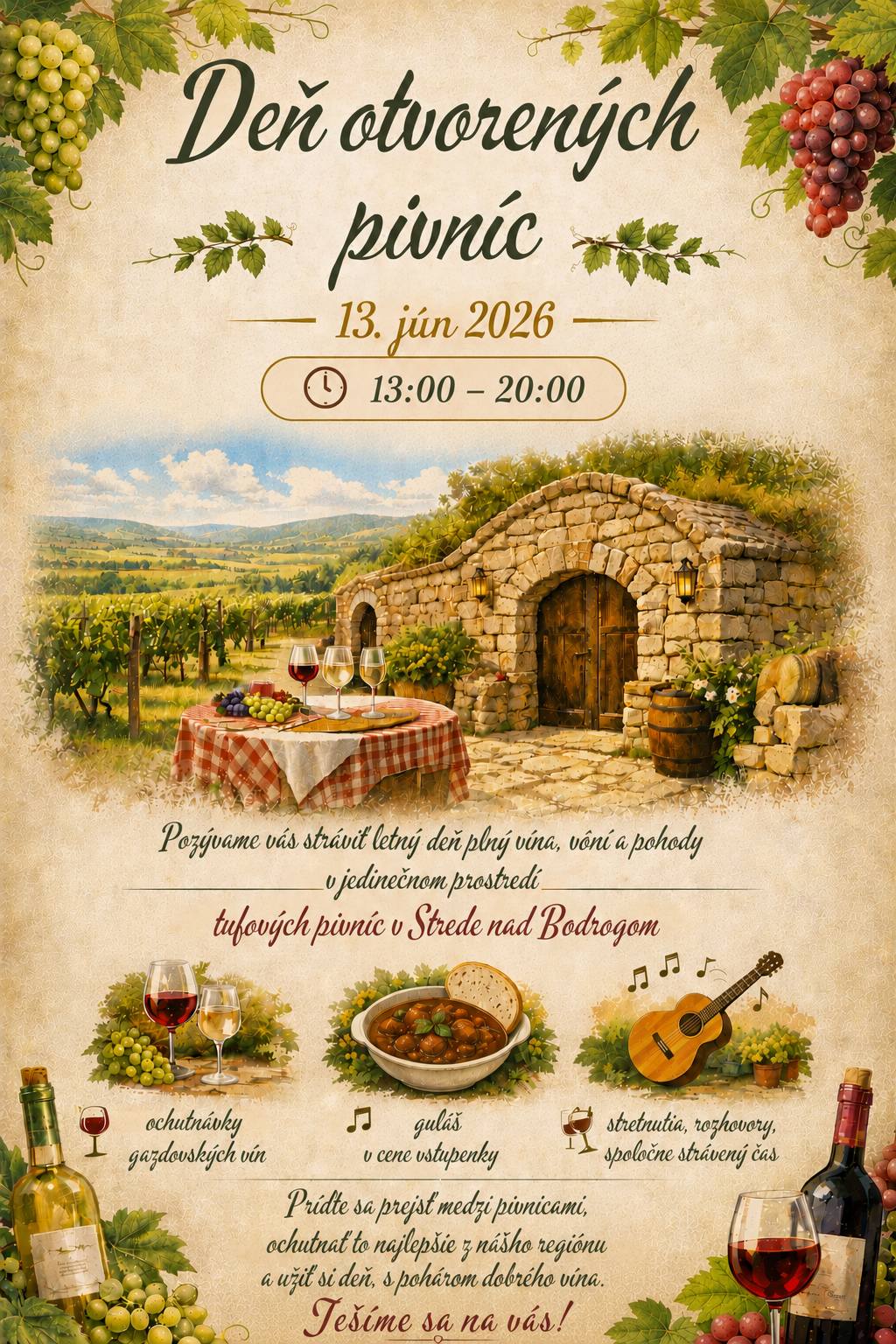 Deň otvorených pivníc – Streda nad Bodrogom