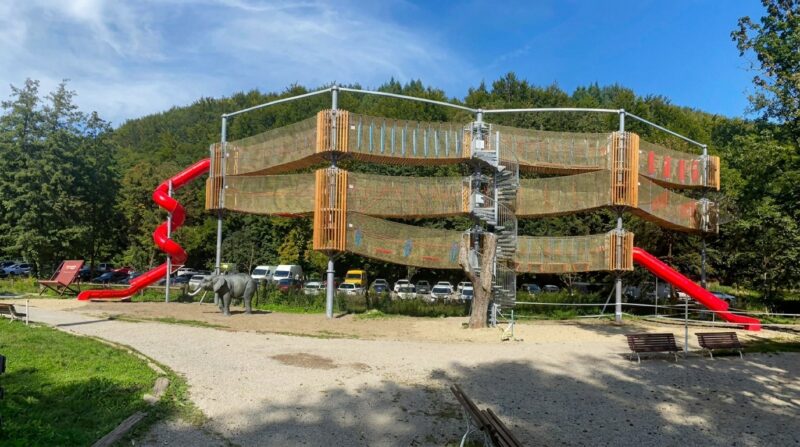 3D bludisko na Alpinke v Košiciach