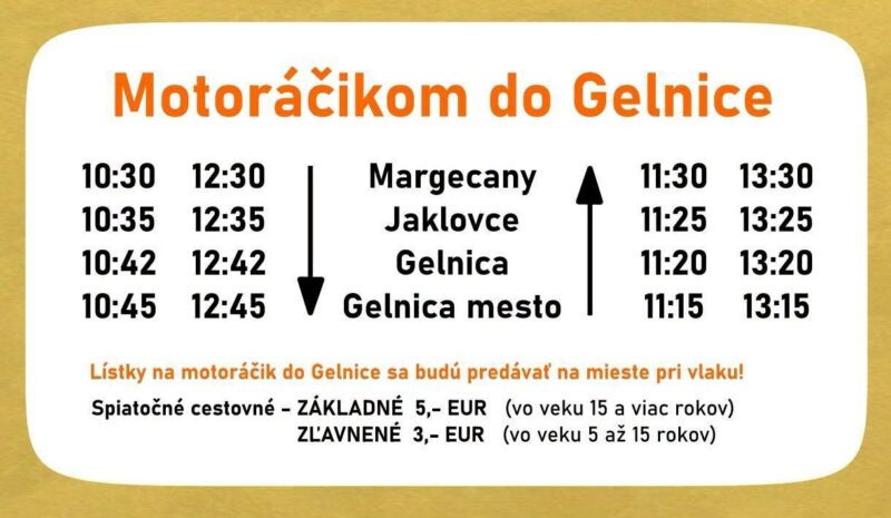 Deň otvorených dverí na zastávke GELNICA MESTO