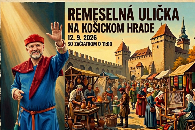 Remeselná ulička na Košickom hrade