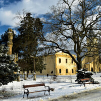 Mariánske súsošie, Pavlínsky kláštora a Rímskokatolícky kostol Navštívenia Panny Márie v Trebišove Mariánske súsošie, Pavlínsky kláštora a Rímskokatolícky kostol Navštívenia Panny Márie v Trebišove