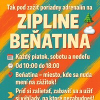 ZIPLINE BEŇATINA