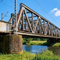 Železničný most pri obci Družstevná pri Hornáde Železničný most pri obci Družstevná pri Hornáde