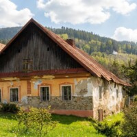 Banícke ľudové domy spišského typu v obci Smoľník
