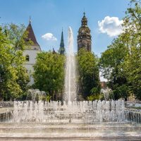 Spievajúca fontána a zvonkohra v Košiciach