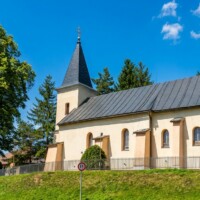 farský kostol Povýšenia sv. Kríža Obec Budimír